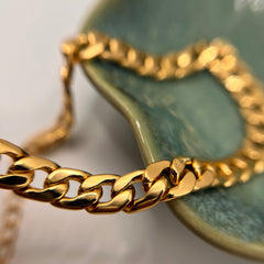 'Forever' Miami Curb Chain Anklet