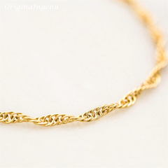 14K Gold Filled 'Forever' Minimalist Fade Proof Twisted Infinity Bracelet