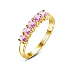 Gold Filled Moissanite Ring