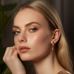 14K Gold Filled 'Forever' Minimalist Fade Proof Hoop Earrings