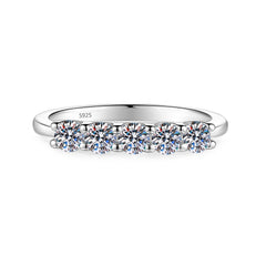 Moissanite Eternity Band