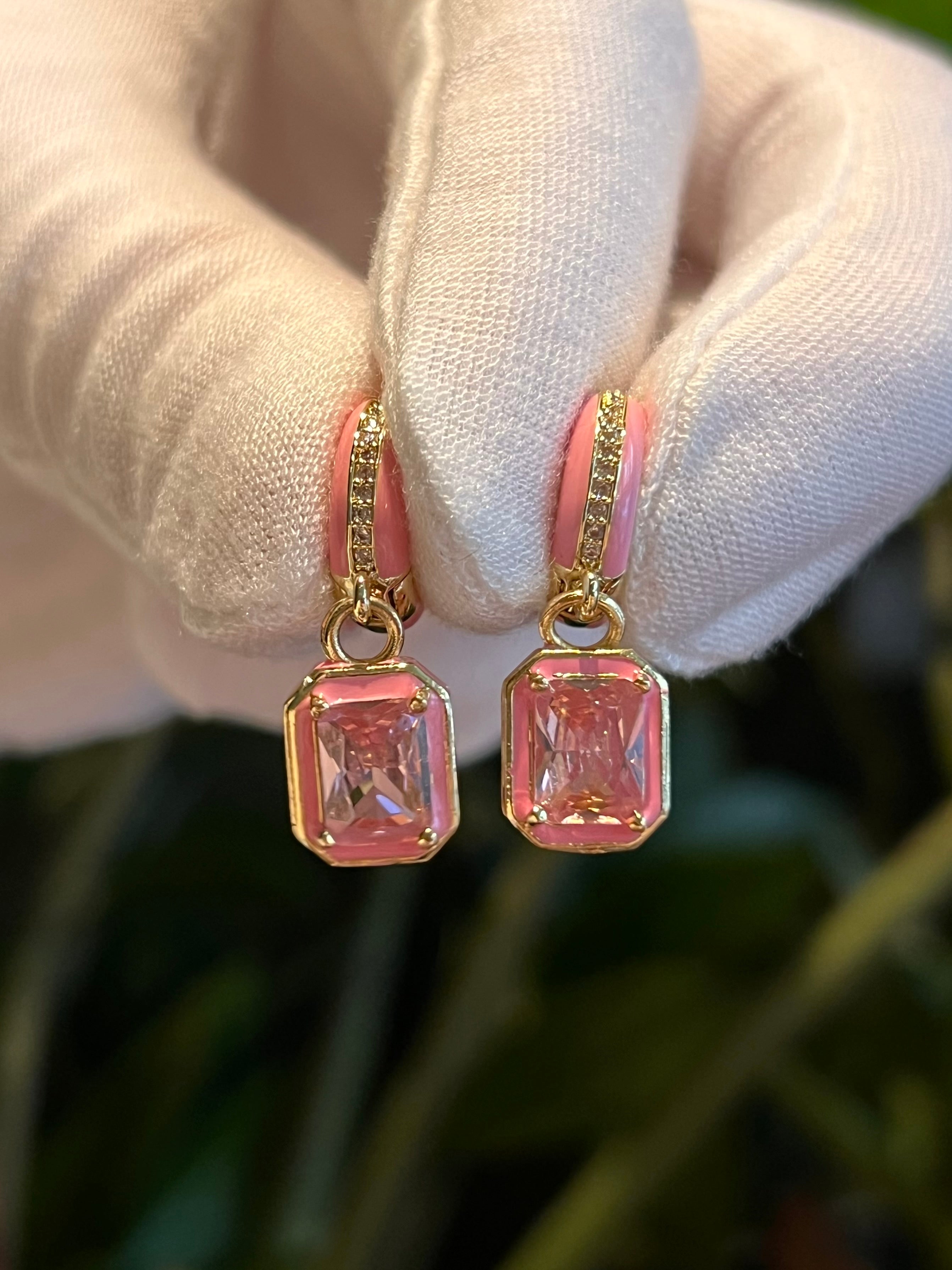 Candy Pendant Gemstone Earrings