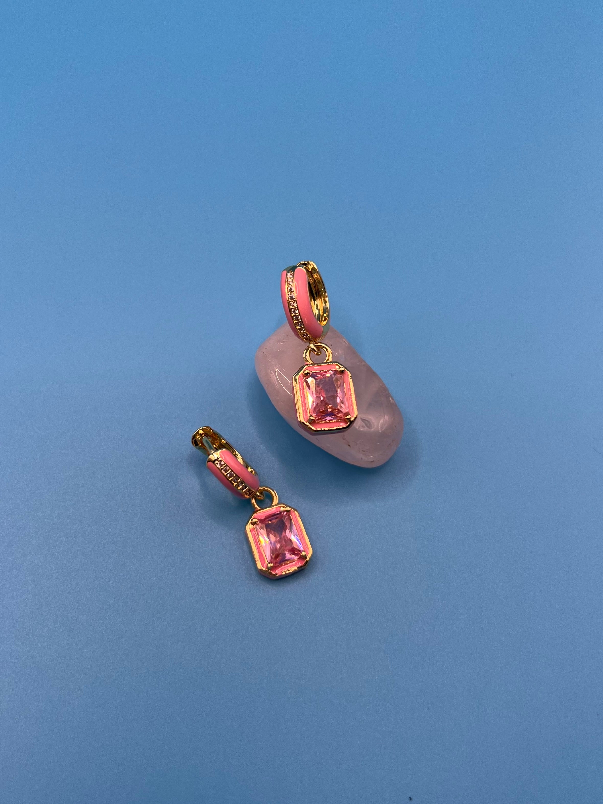 Candy Pendant Gemstone Earrings