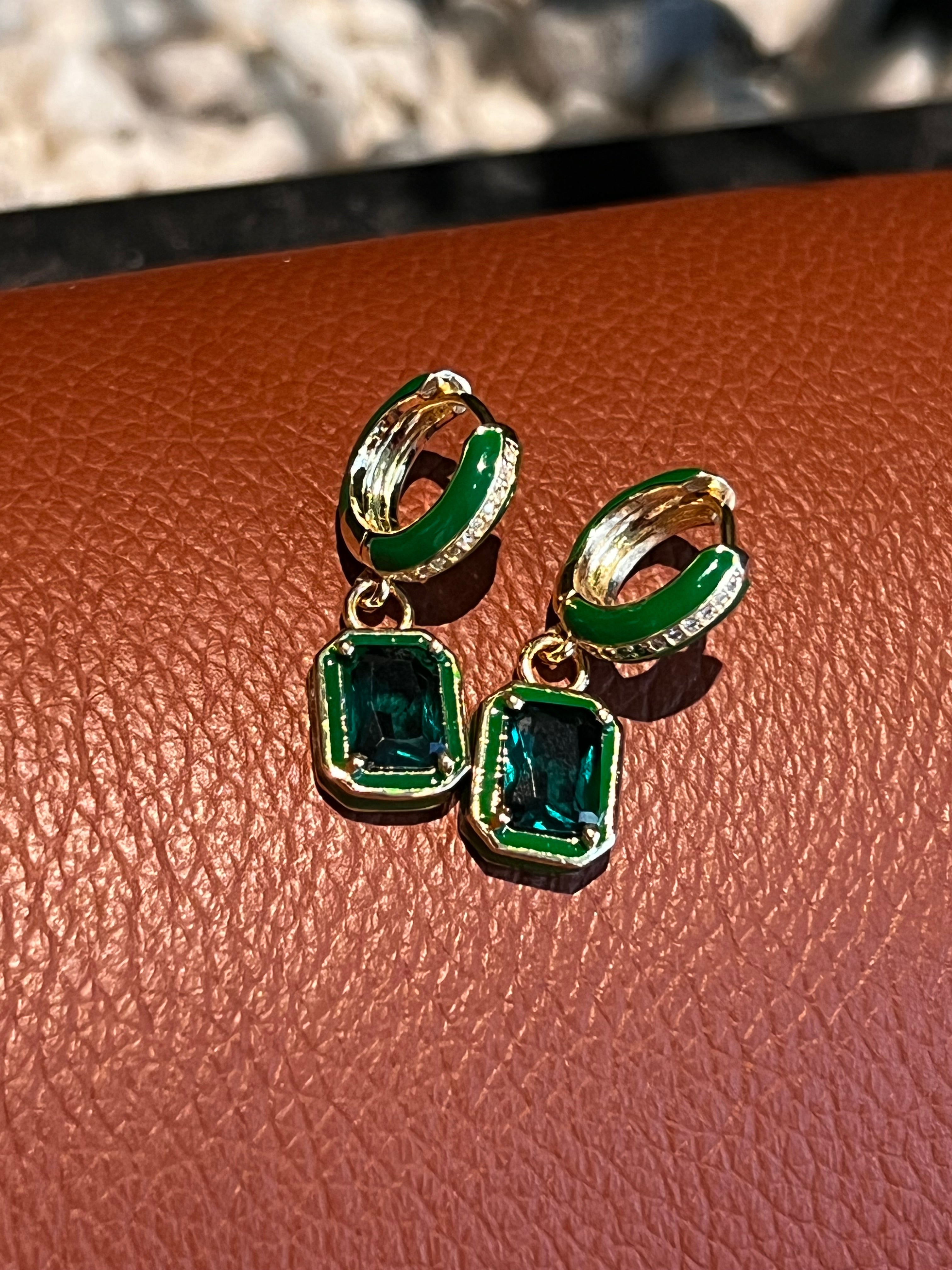 Candy Pendant Gemstone Earrings