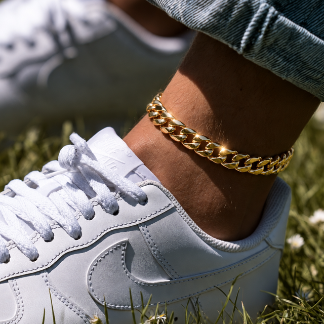 'Forever' Miami Curb Chain Anklet