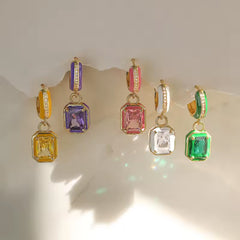 Candy Pendant Gemstone Earrings