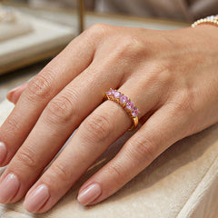 Gold Filled Moissanite Ring