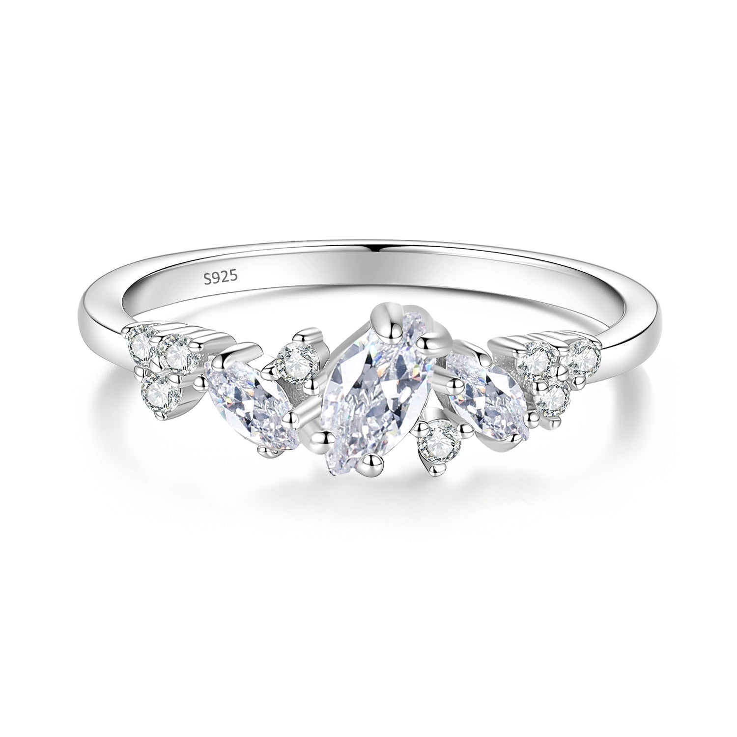 Marquise Moissanite Ring