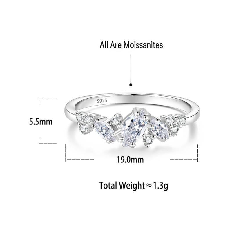 Marquise Moissanite Ring