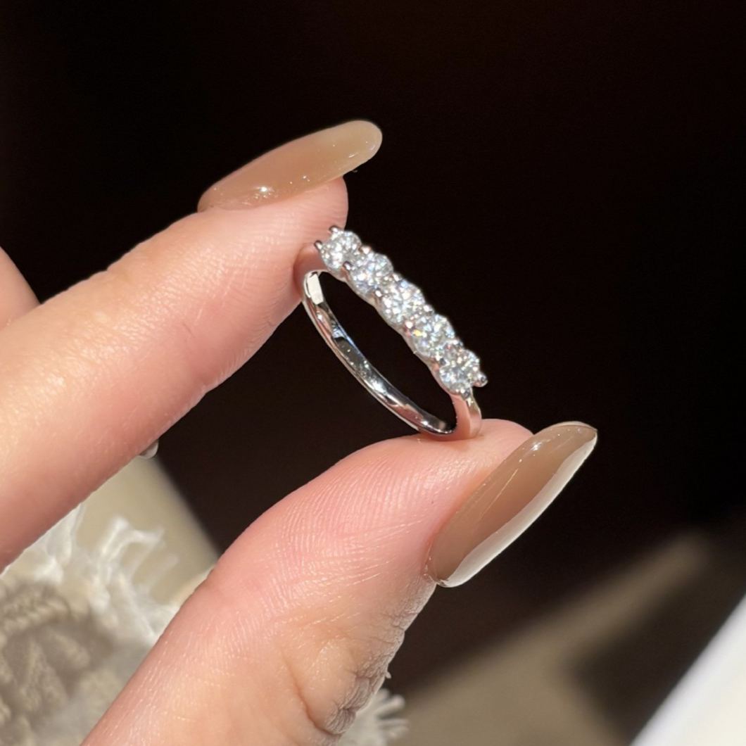 Moissanite Eternity Band