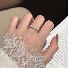 Moissanite Eternity Band