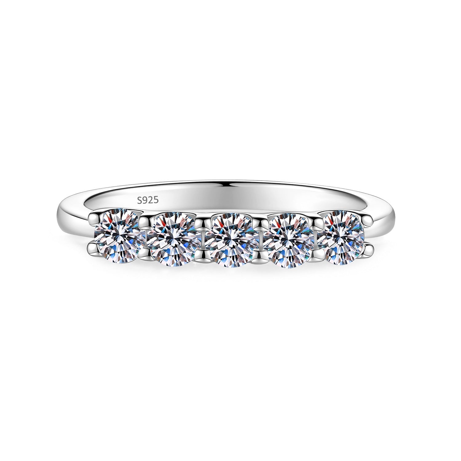 Moissanite Eternity Band